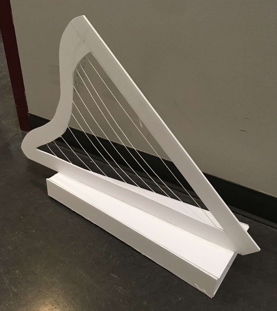 Foamcore harp prototype